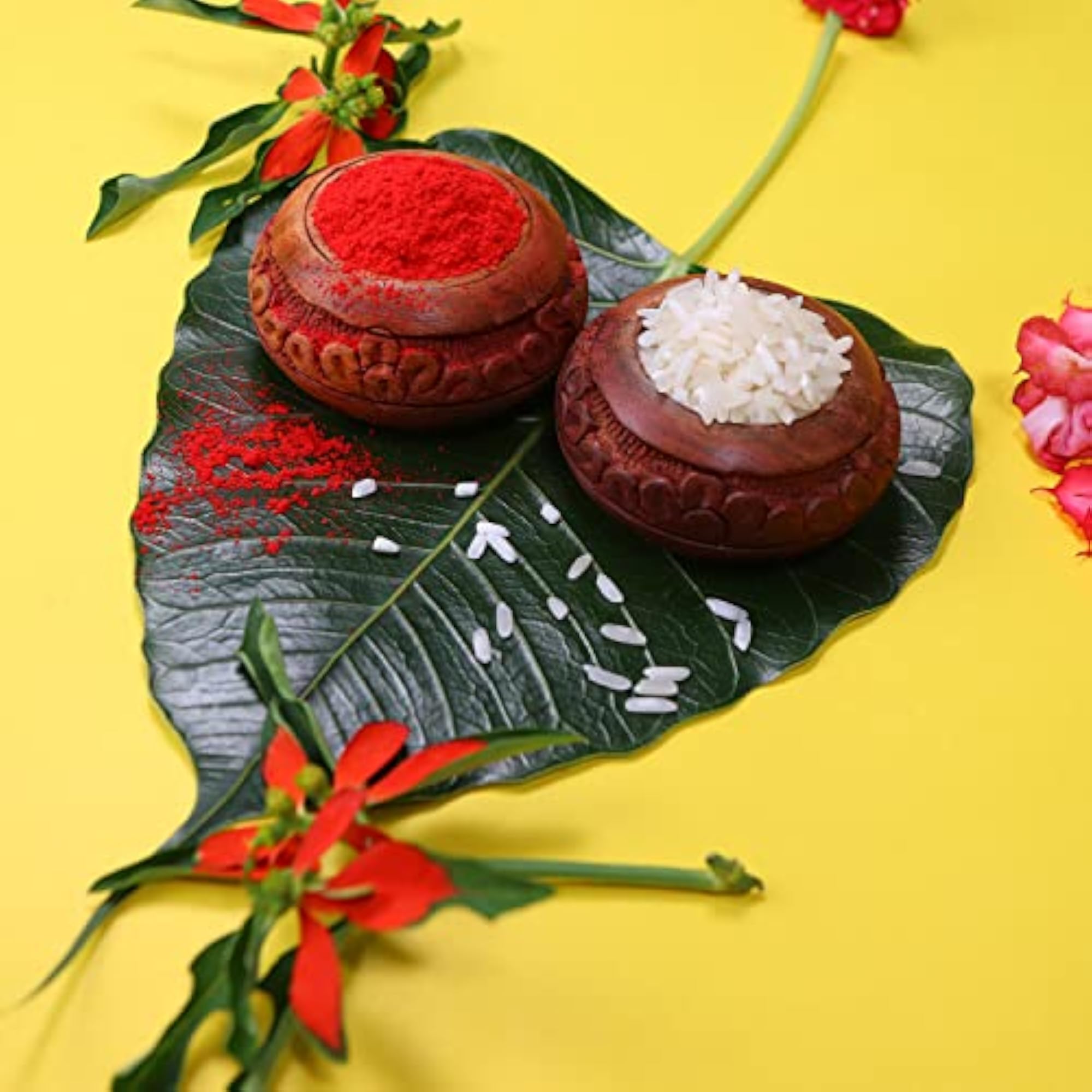 Fancy Peacock Rakhi with Ganesh Ji Pooja Thali Combo for Brother